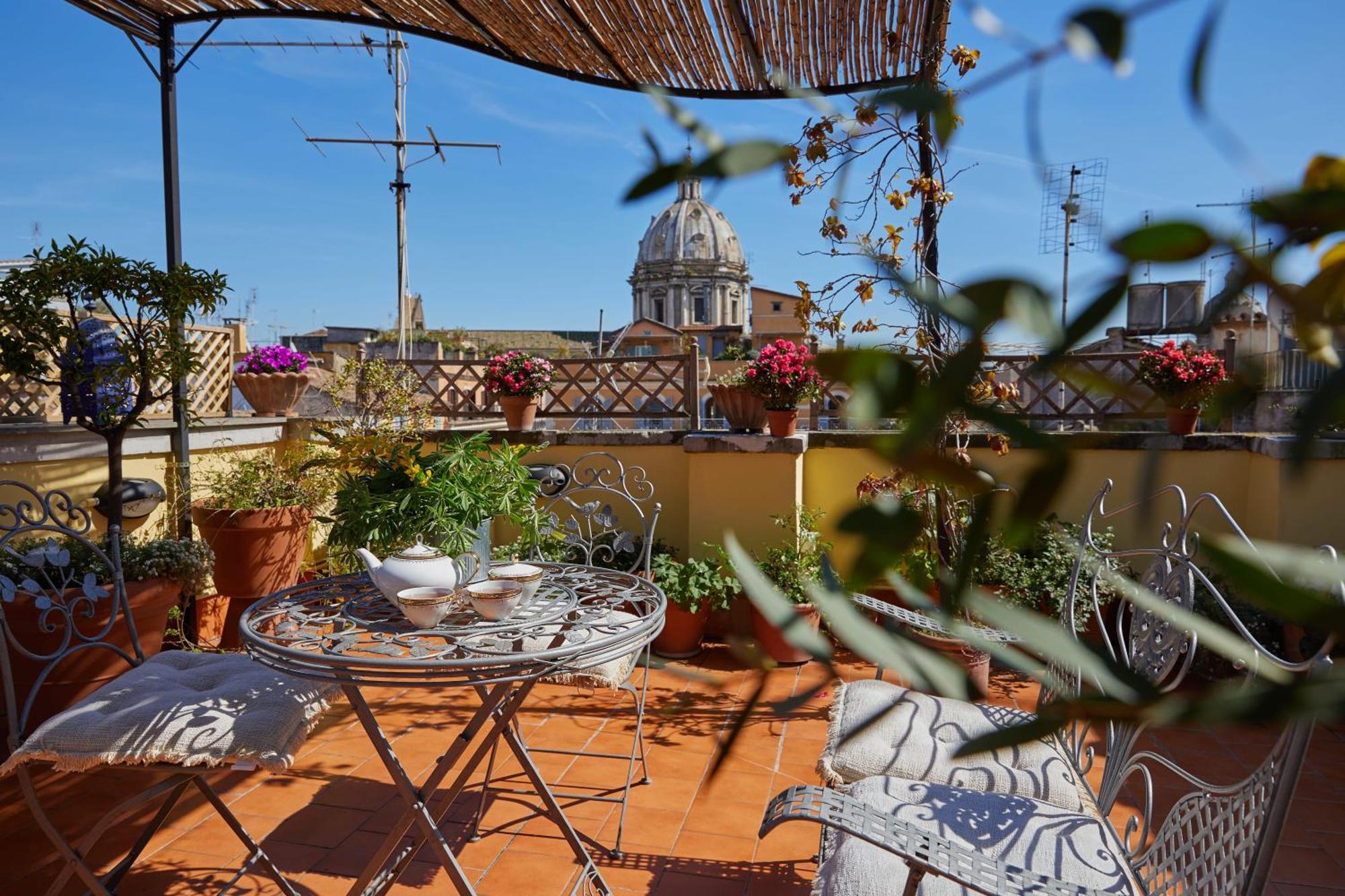 Trasteverehome - Attic Terrace Center Of Rome Baroque Dış mekan fotoğraf