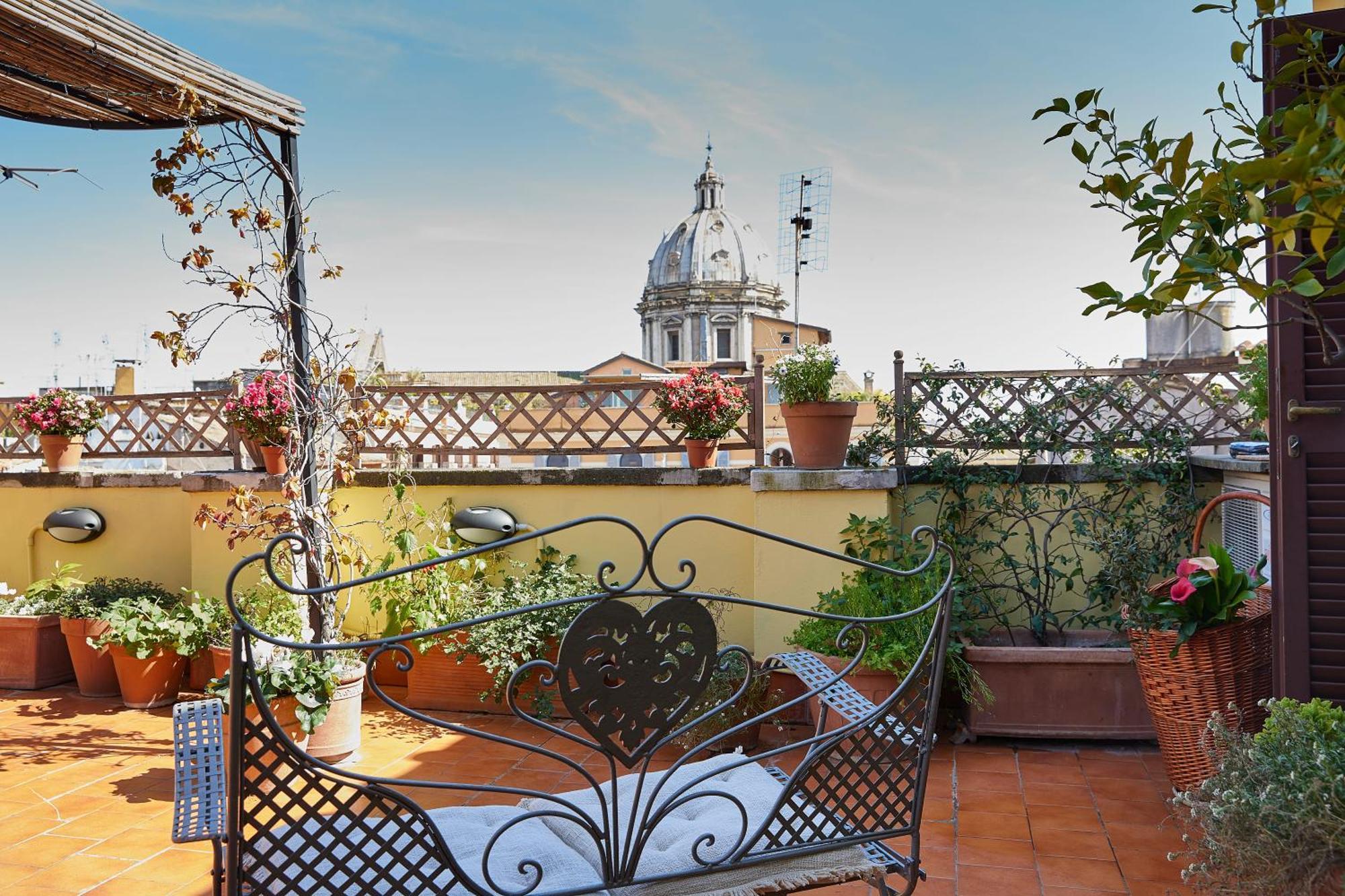 Trasteverehome - Attic Terrace Center Of Rome Baroque Dış mekan fotoğraf