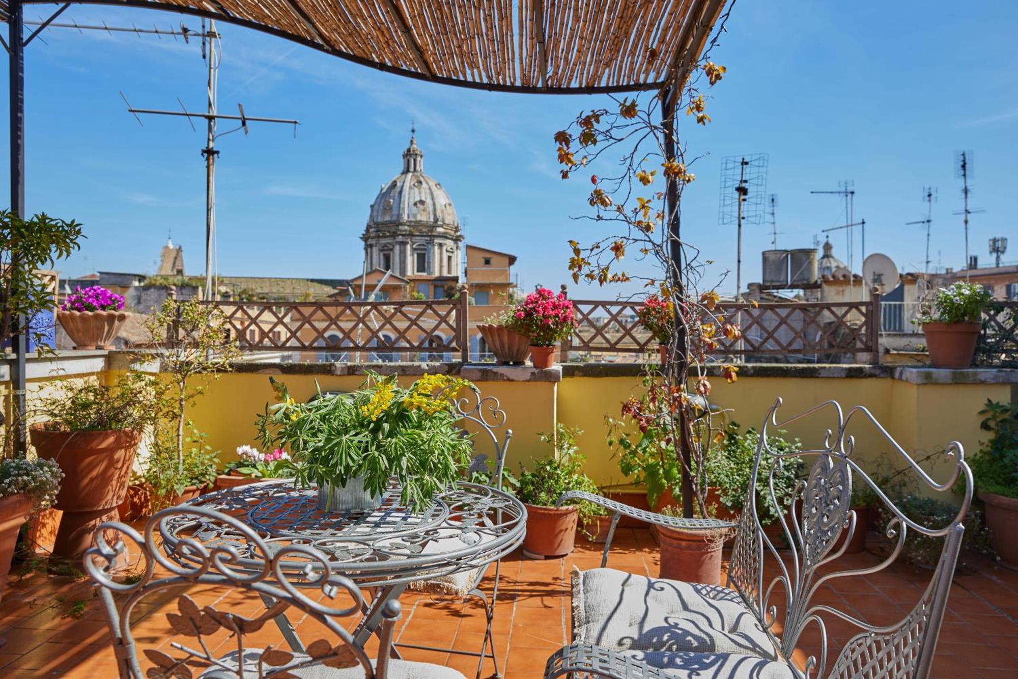 Trasteverehome - Attic Terrace Center Of Rome Baroque Dış mekan fotoğraf