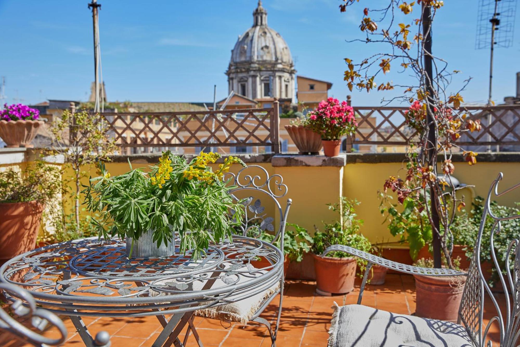 Trasteverehome - Attic Terrace Center Of Rome Baroque Dış mekan fotoğraf