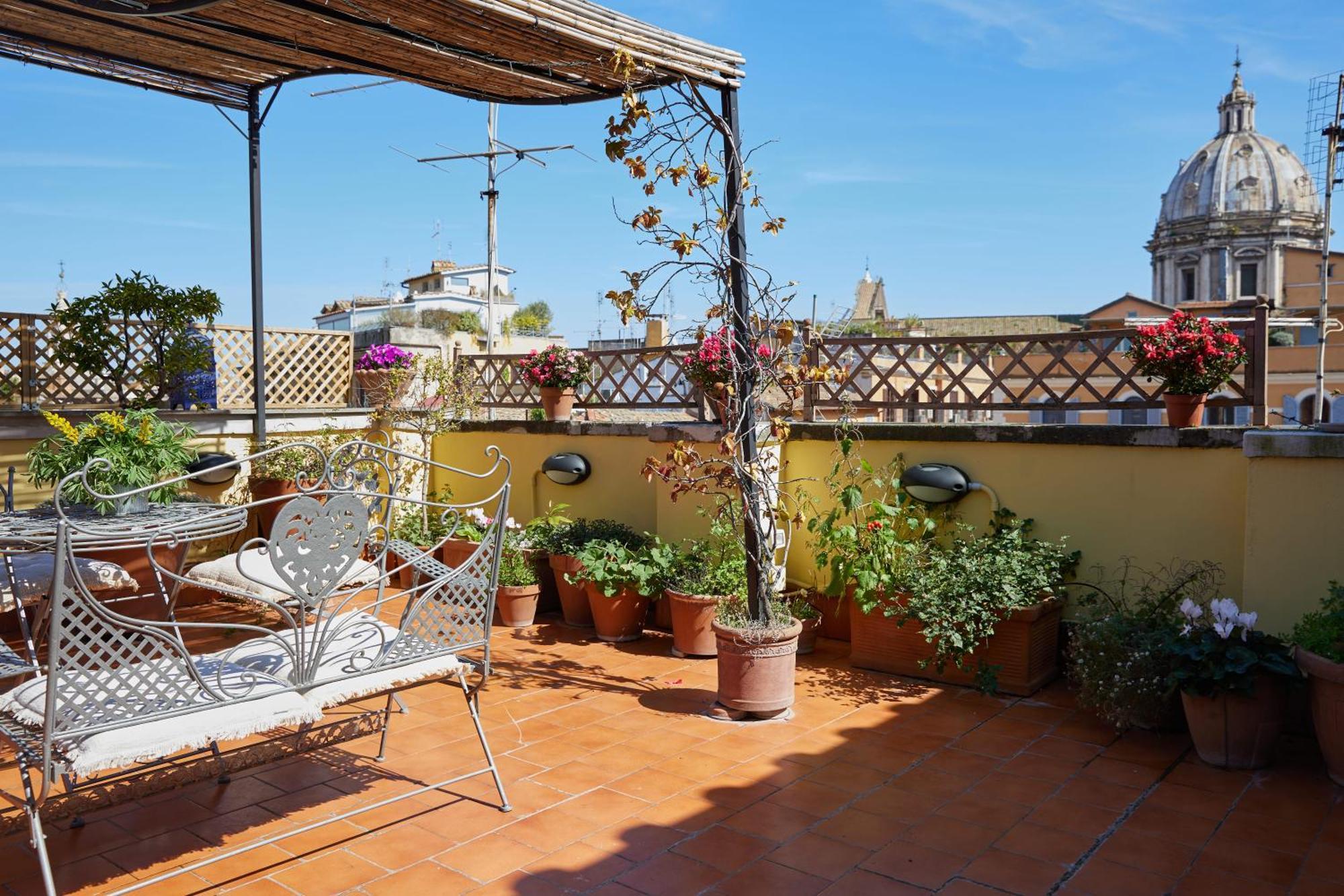 Trasteverehome - Attic Terrace Center Of Rome Baroque Dış mekan fotoğraf