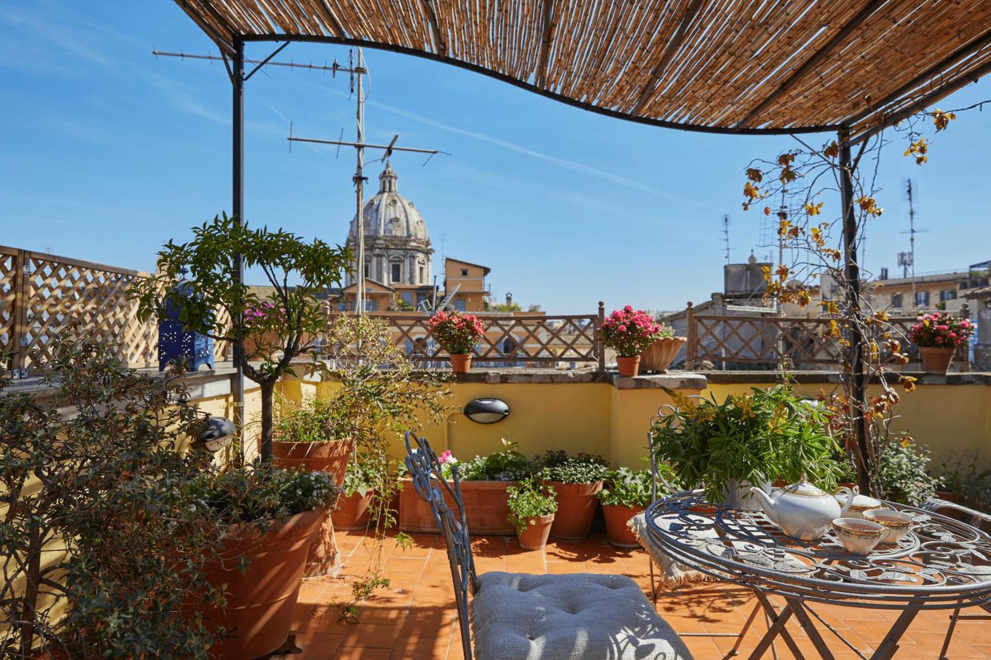 Trasteverehome - Attic Terrace Center Of Rome Baroque Dış mekan fotoğraf